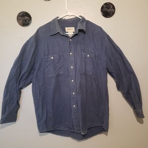 Eddie Bauer long sleeve collared mens shirt